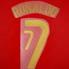 2008/9 Portugal Home Name Set Ronaldo #7 (Repro)