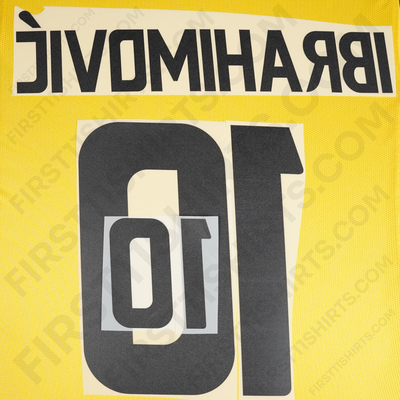 2008/9 Sweden Home Name Set Ibrahimovic 10 (Repro)