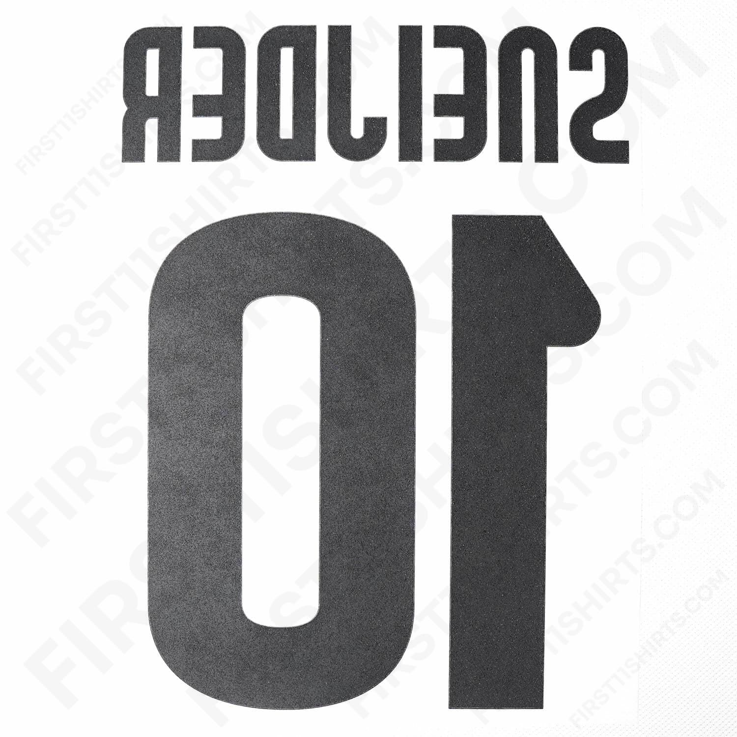 2009 - 2011 Inter Milan Away Name Set Sneijder 10 (Repro)