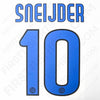 2009-2011 <tc>Inter Milan</tc> Lejos <tc>Name Set</tc> Sneijder #10 (Reproducción)