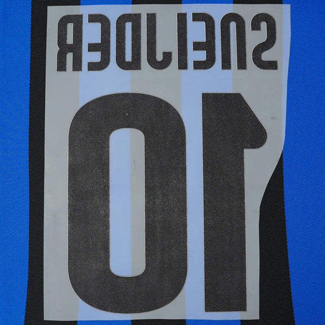 2009 - 2011 Inter Milan Home Name Set Sneijder 10 (Repro)