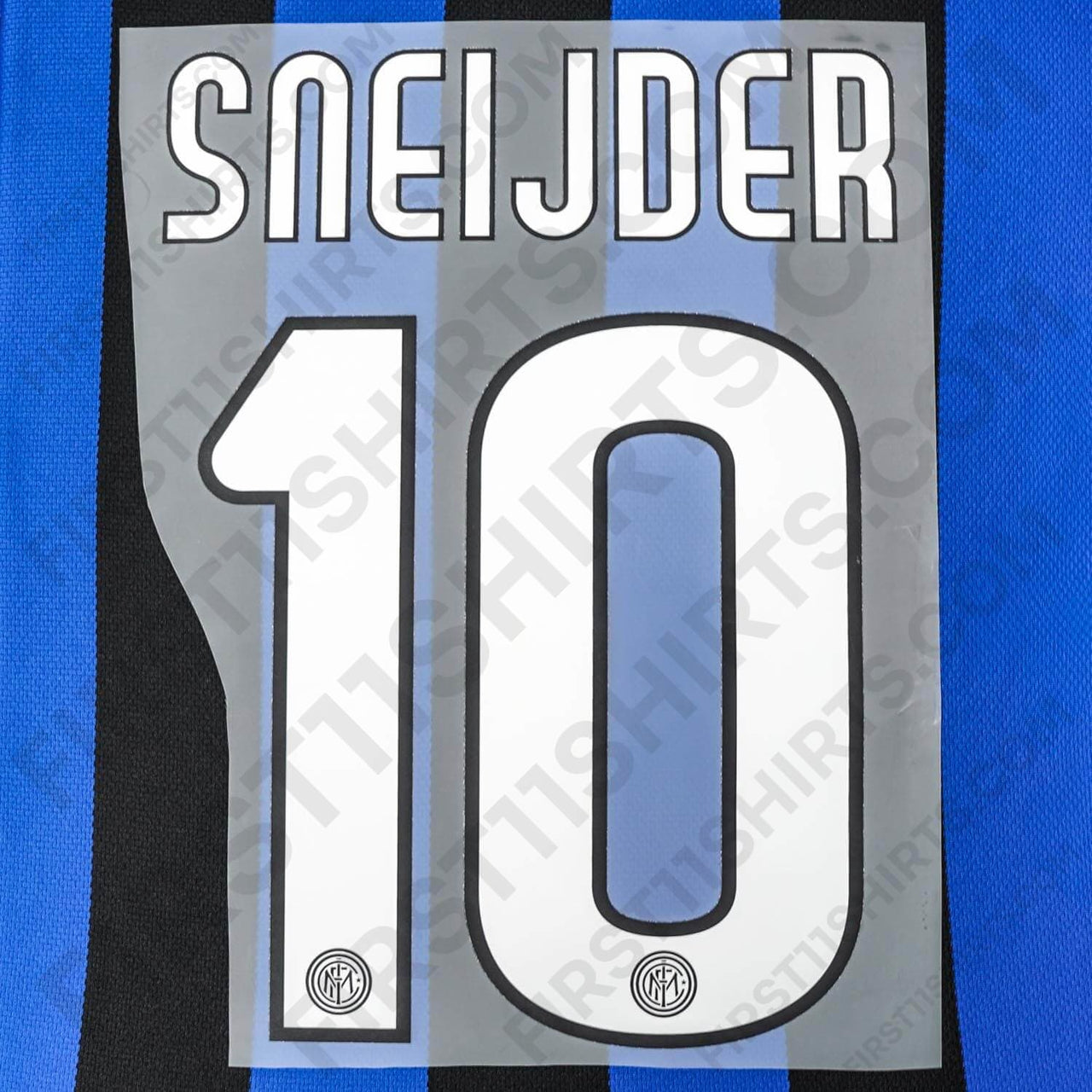 2009 - 2011 Inter Milan Home Name Set Sneijder 10 (Repro)