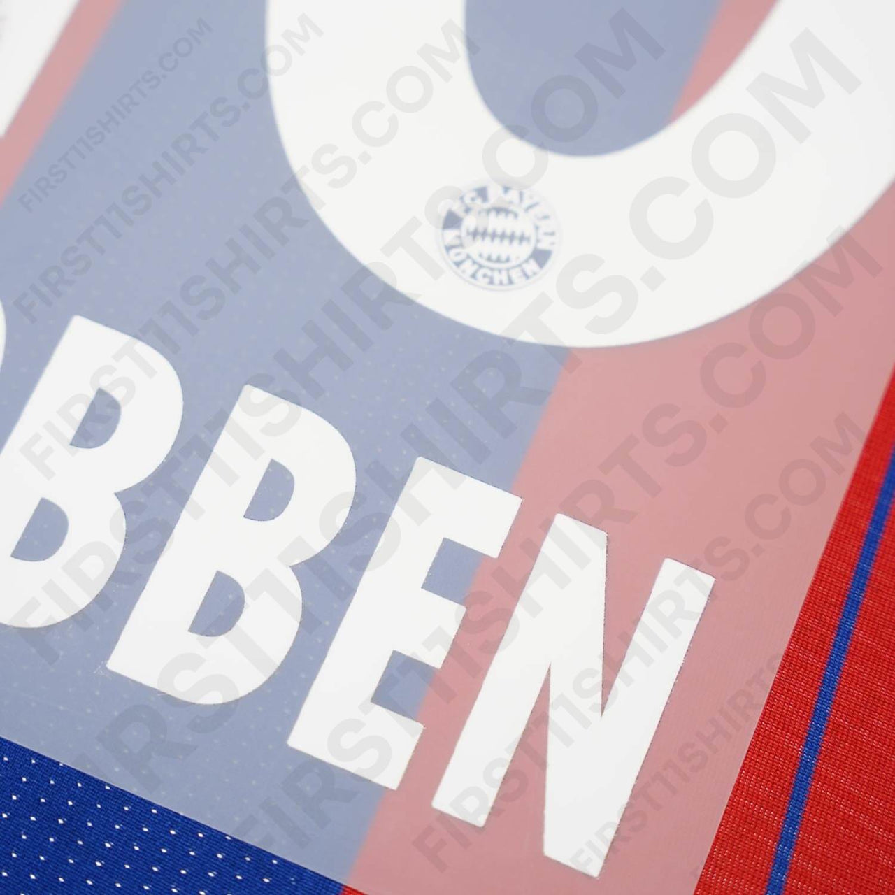 2009/10 & 2012 - 2015 Bayern Munich Home Name Set Robben 10 (Repro)