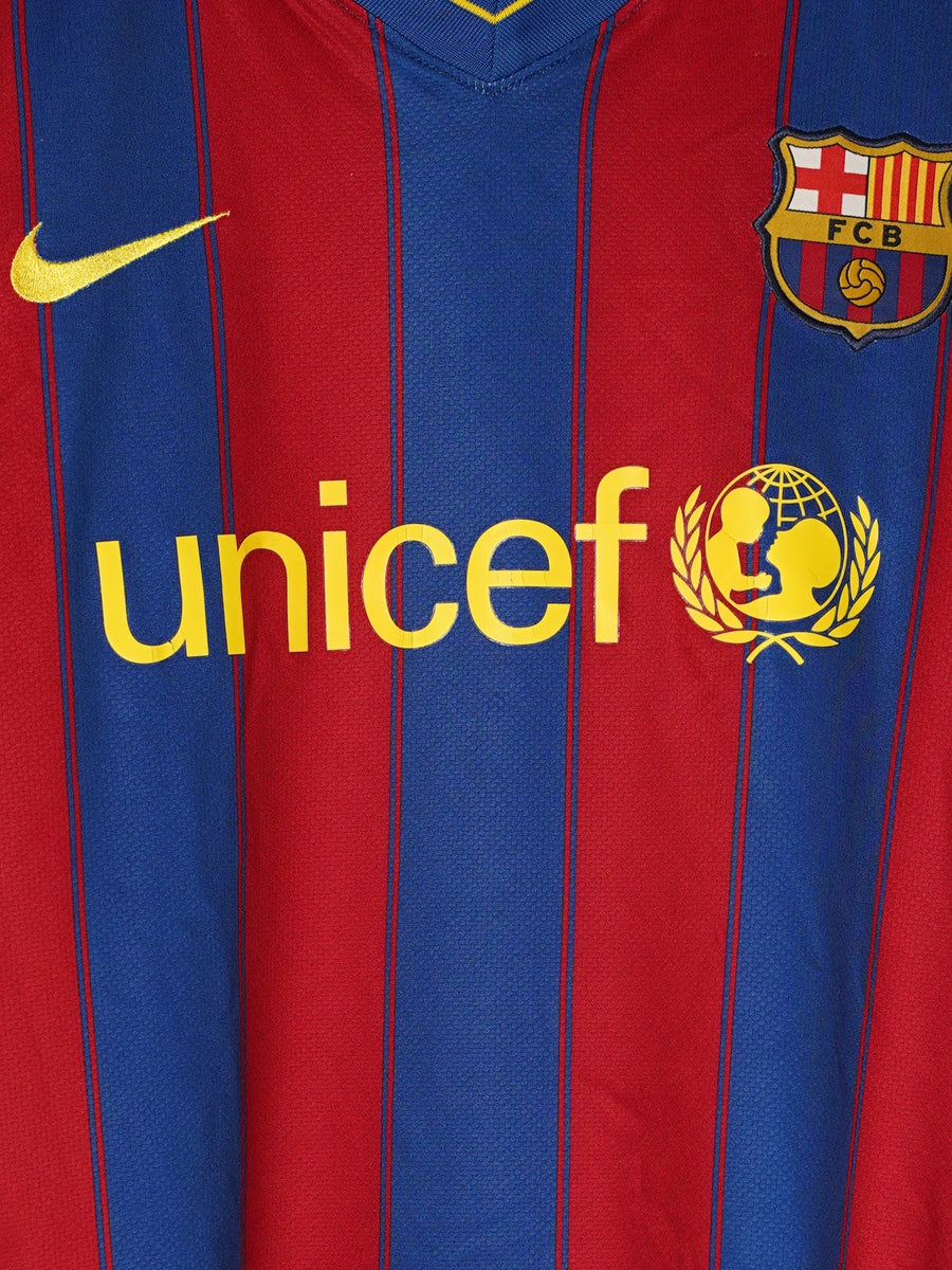 2009/10 Barcelona Puyol #5 Home Shirt (XXL)