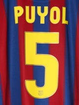 2009/10 Barcelona Puyol #5 Home Shirt (XXL)