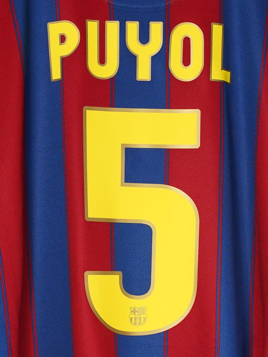 2009/10 Barcelona Puyol #5 Home Shirt (XXL)