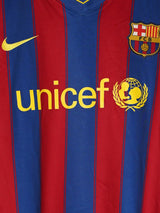2009/10 Barcelona Puyol #5 Home Shirt (XXL)