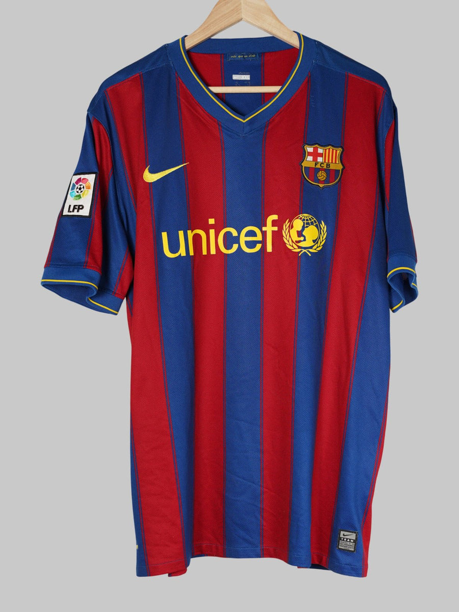 2009/10 Barcelona Puyol #5 Home Shirt (XXL)