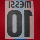 2009/10 FC Barcelona Home Name Set Messi 10 (Repro)