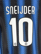 2010-11 Inter Milan Sneijder #10 Home Shirt (M)