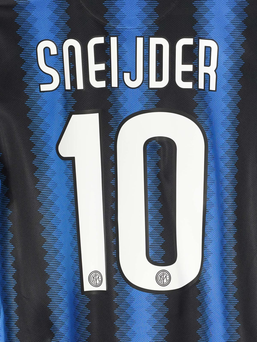 2010-11 Inter Milan Sneijder #10 Home Shirt (M)