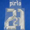 2012/13 Italy Home Name Set Pirlo #21 (Repro)