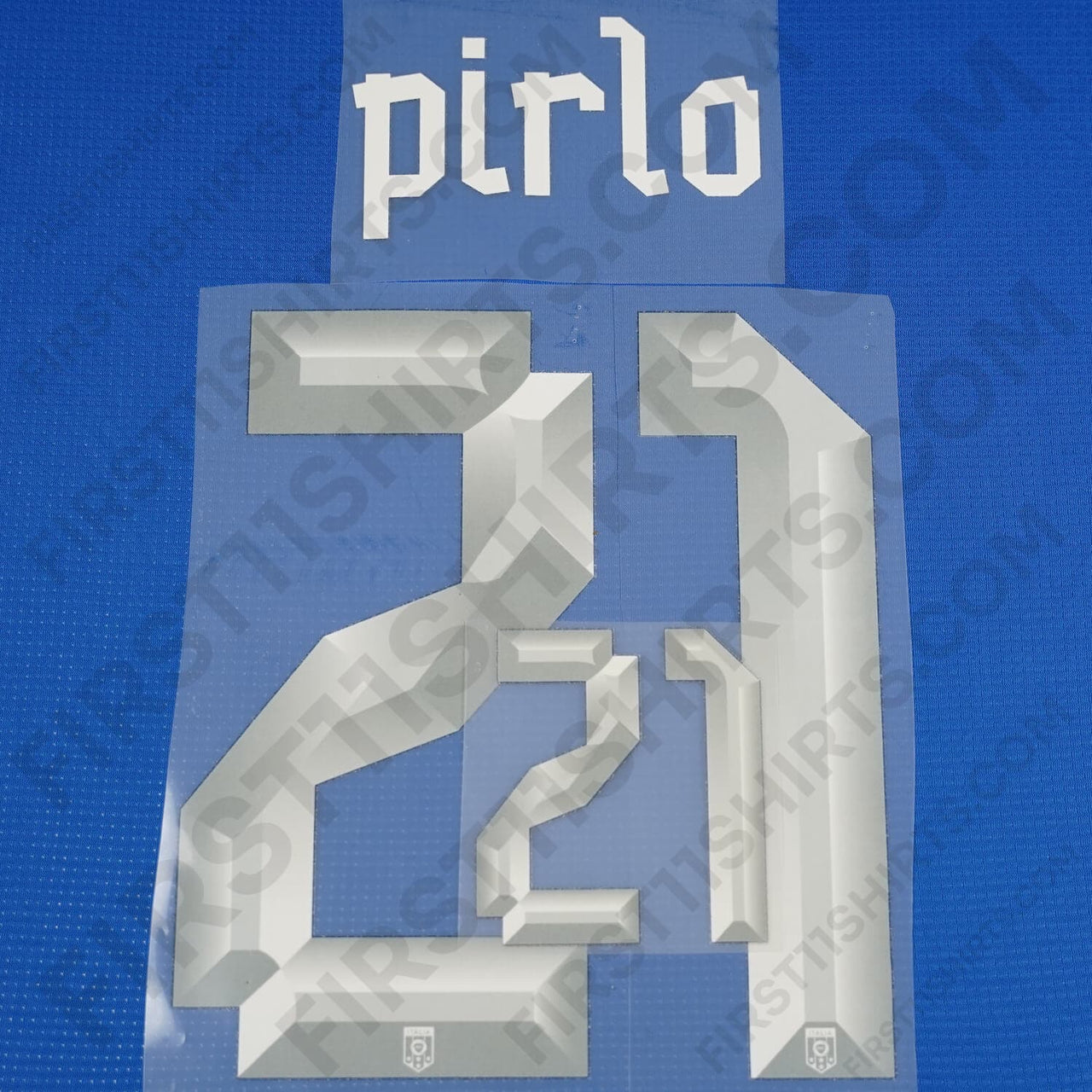 2010 - 2012 Italy Home Name Set Pirlo 21 (Repro)