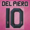 2010-2012 Juventus Auswärts <tc>Name Set</tc> Del Piero Nr. 10 (Repro)