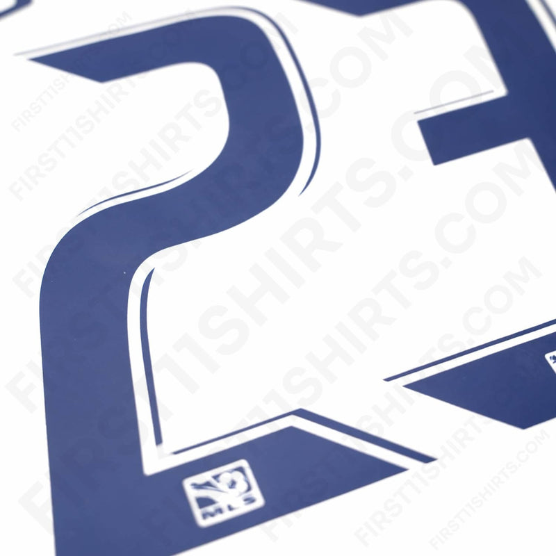 2010 - 2012 LA Galaxy Home Name Set Beckham 23 (Repro)