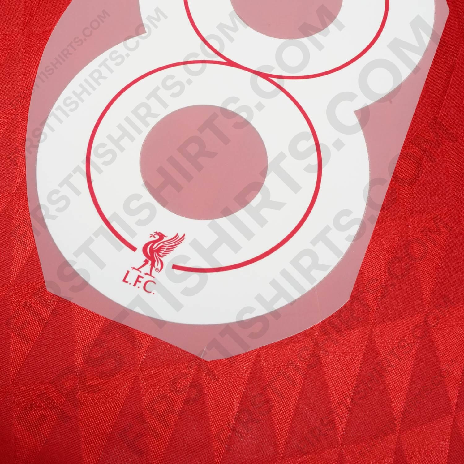 2010-2015 Liverpool Gerrard #8 Home Cup Version Name Set (Repro