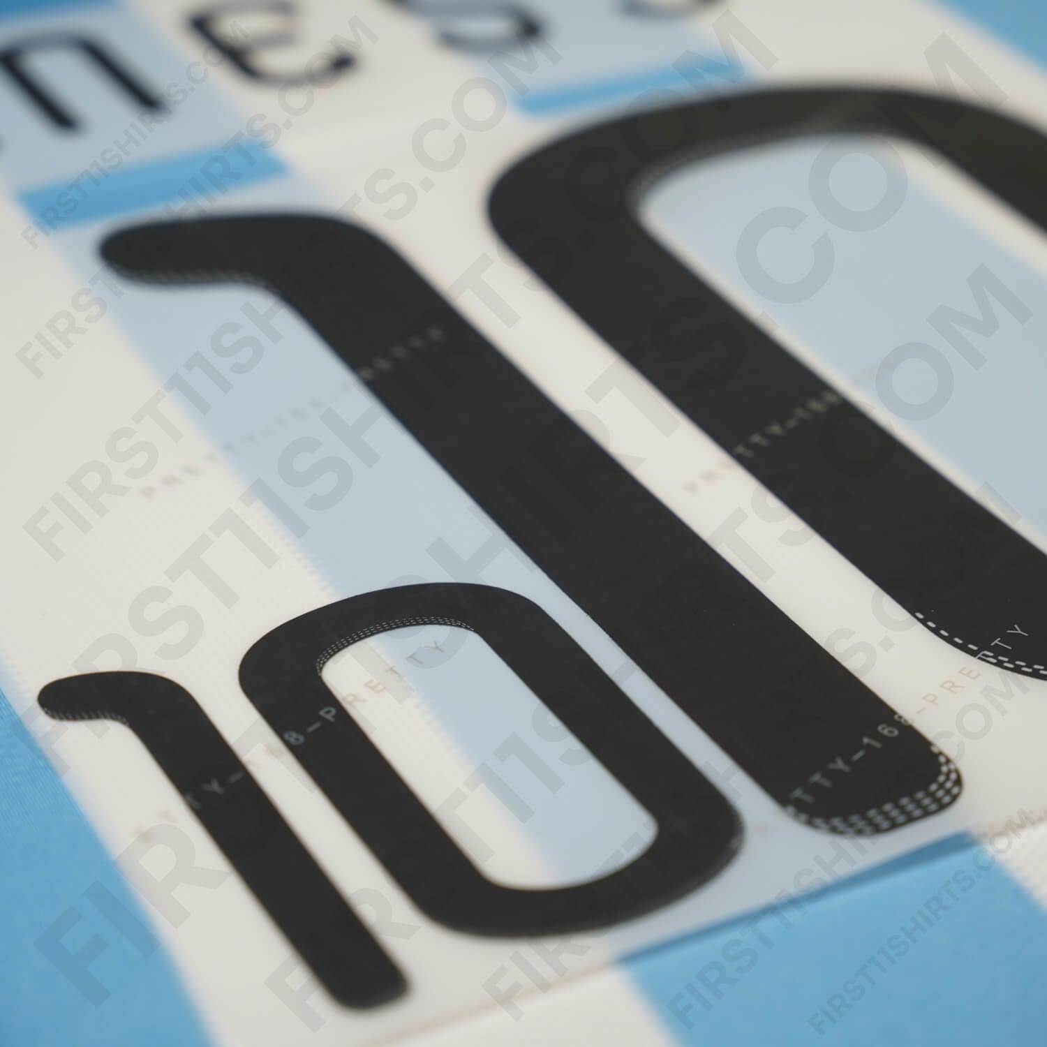 2010/11 Argentina Home Name Set Messi 10 (Repro)