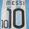 2010/11 Argentina Home Name Set Messi #10 (Repro)