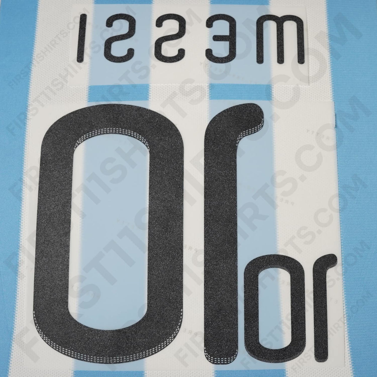 2010/11 Argentina Home Name Set Messi 10 (Repro)