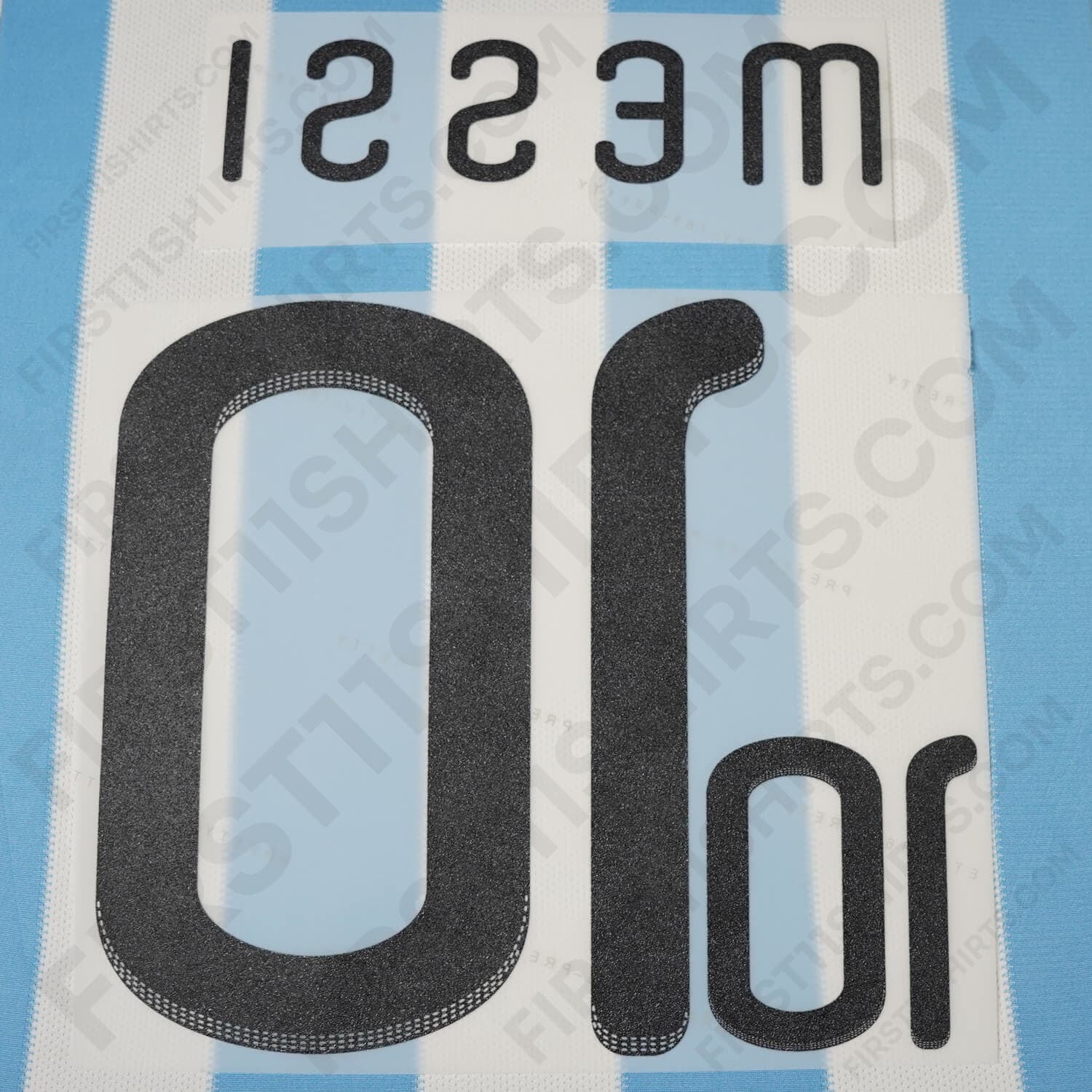 2010/11 Argentina Home Name Set Messi 10 (Repro)