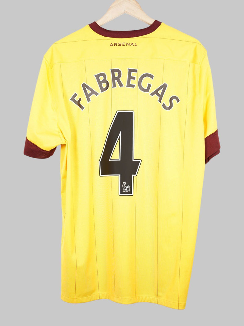 2010/11 Arsenal Fabregas #4 Away Shirt (XL)