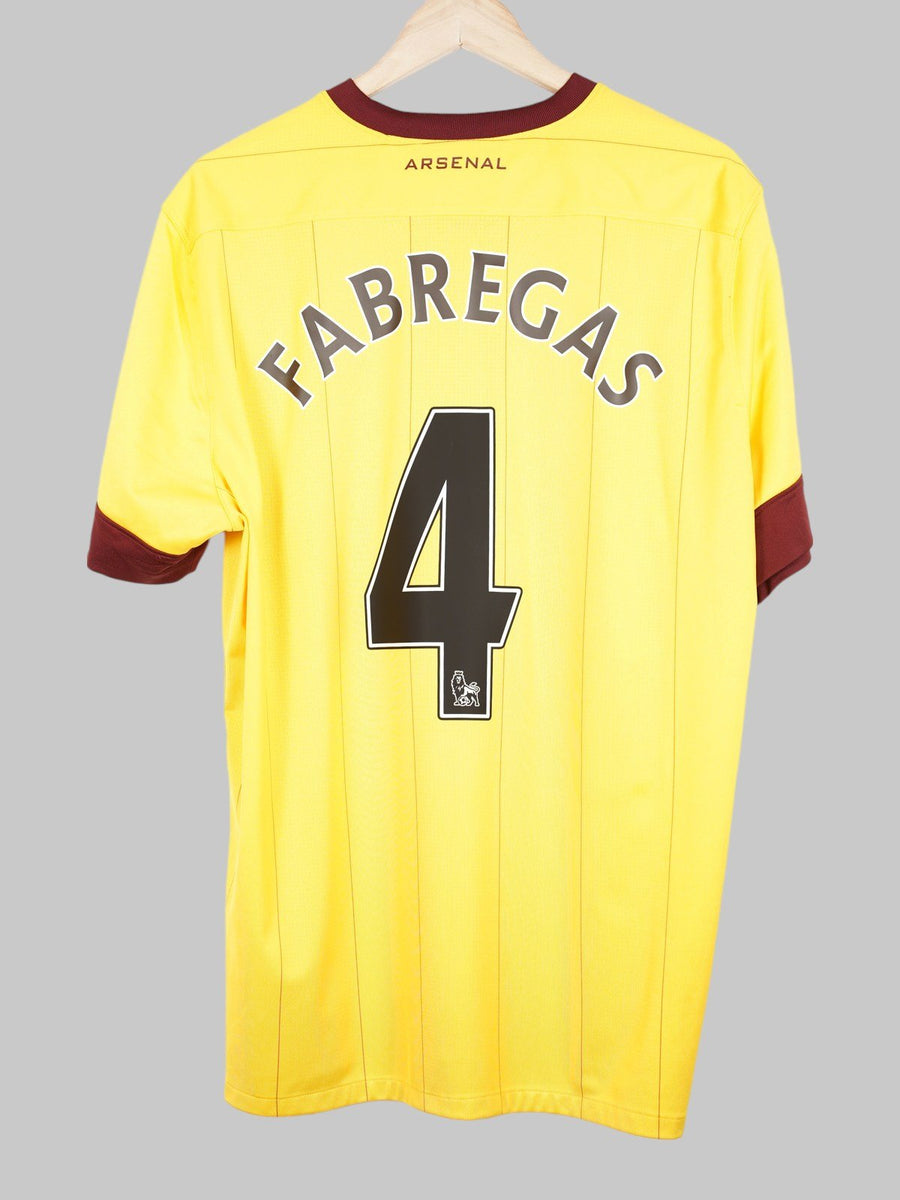 2010/11 Arsenal Fabregas #4 Away Shirt (XL)