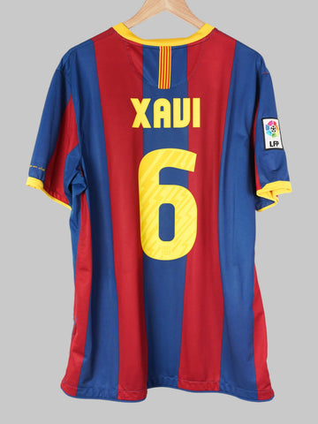 2010/11 Barcelona Xavi #6 Home Shirt (XL)