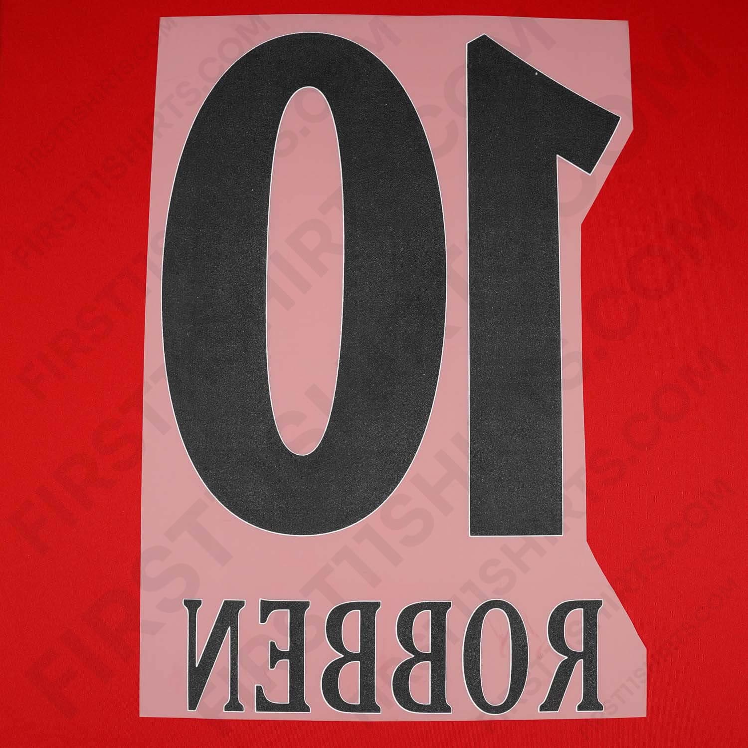 2010/11 Bayern Munich Robben #10 Home Name Set (Repro) – First11