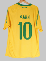 2010/11 Brazil Kaka #10 Home Shirt (L)
