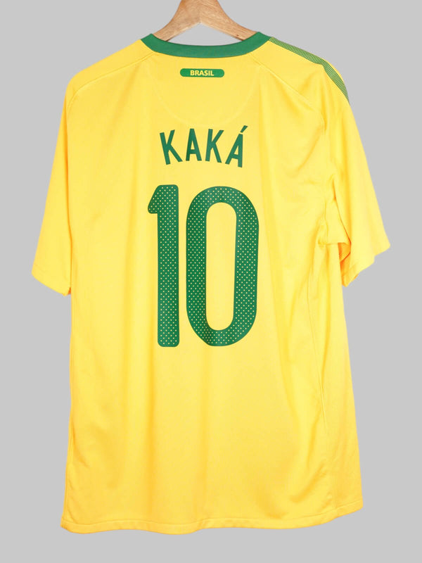 2010/11 Brazil Kaka #10 Home Shirt (L) Nike