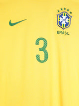 2010/11 Brazil Lucio #3 Home Shirt (S)