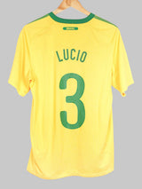 2010/11 Brazil Lucio #3 Home Shirt (S)