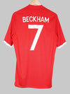 2010/11 Inglaterra Beckham #7 Camiseta Visitante (S) Umbro