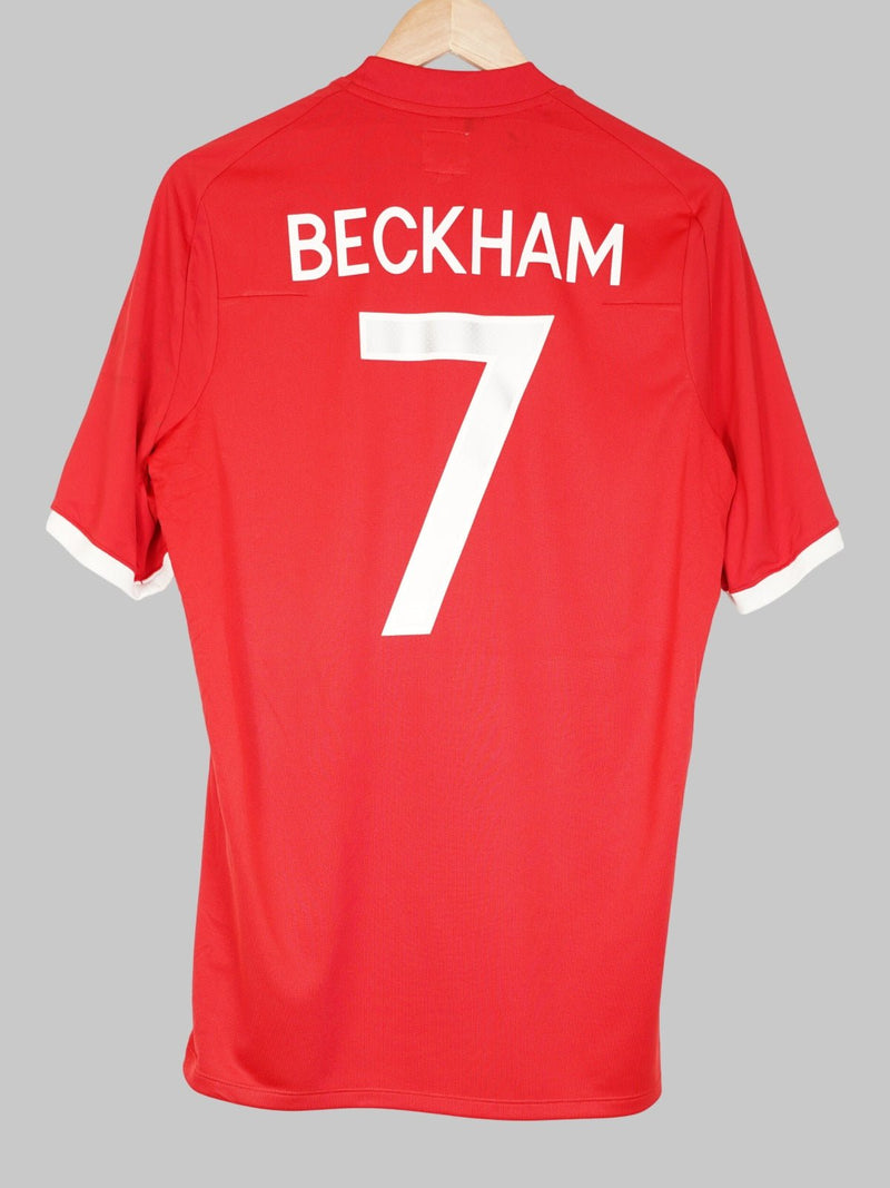 2010/11 England Beckham #7 Away Shirt (S)