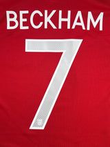 2010/11 England Beckham #7 Away Shirt (S)