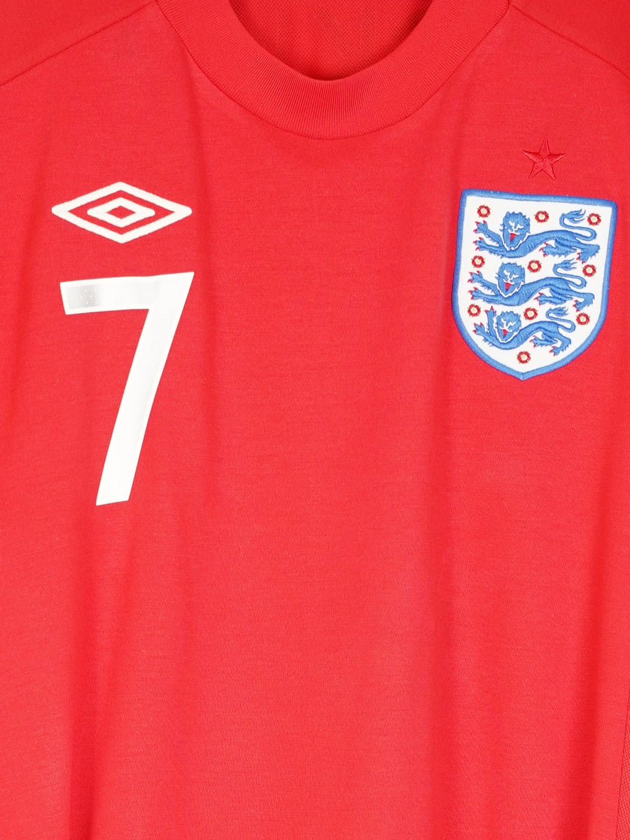 2010/11 England Beckham #7 Away Shirt (S)