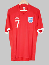 2010/11 England Beckham #7 Away Shirt (S)