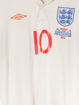 2010/11 England Rooney #10 Home Shirt Player Issue (L)