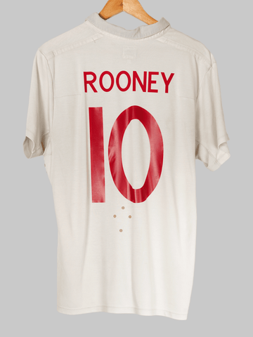 2010/11 England Rooney #10 Home Shirt Player Issue (L)