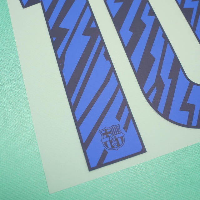 2010/11 FC Barcelona Away Name Set Messi #10 (Repro)