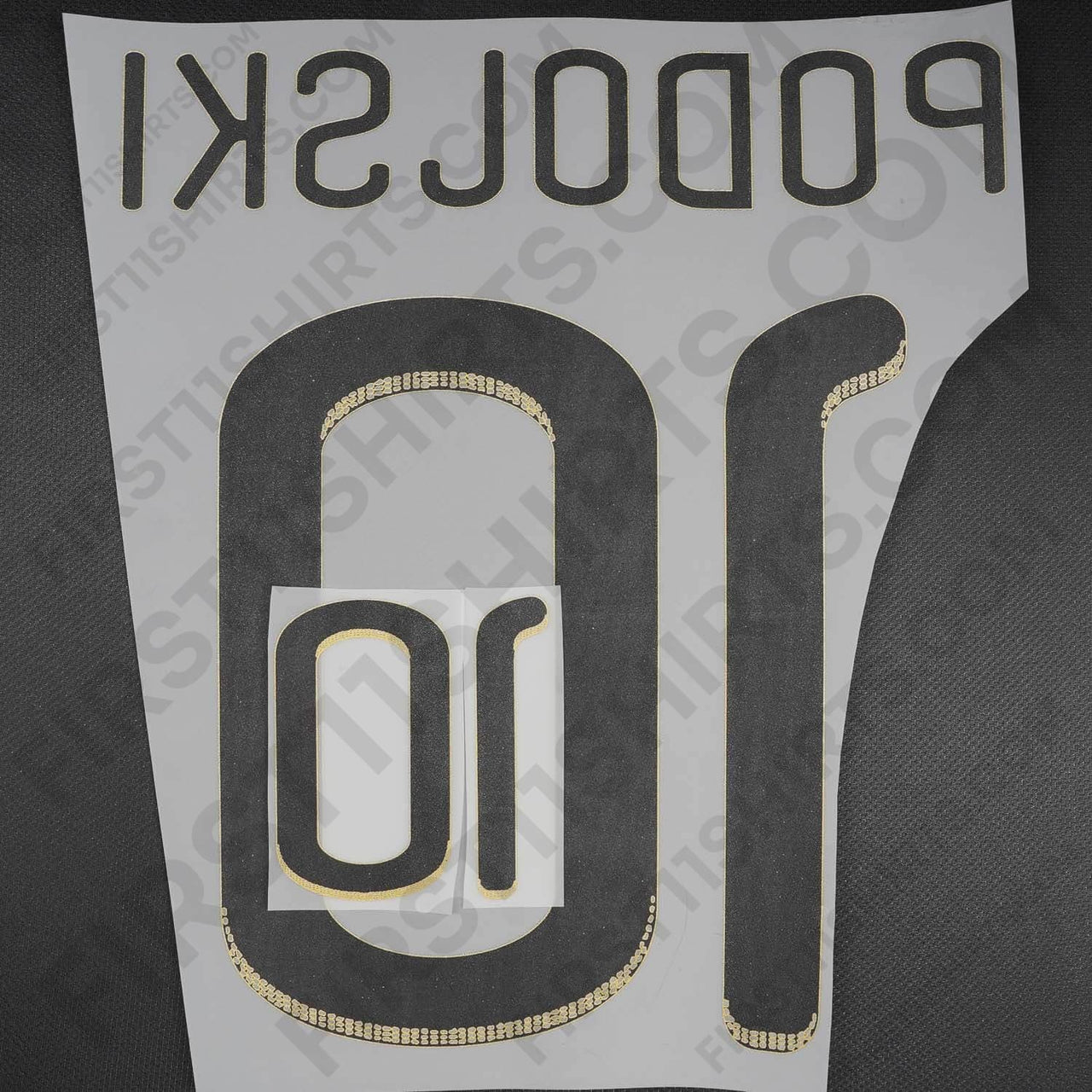2010/11 Germany Away Name Set Podolski 10 (Repro)