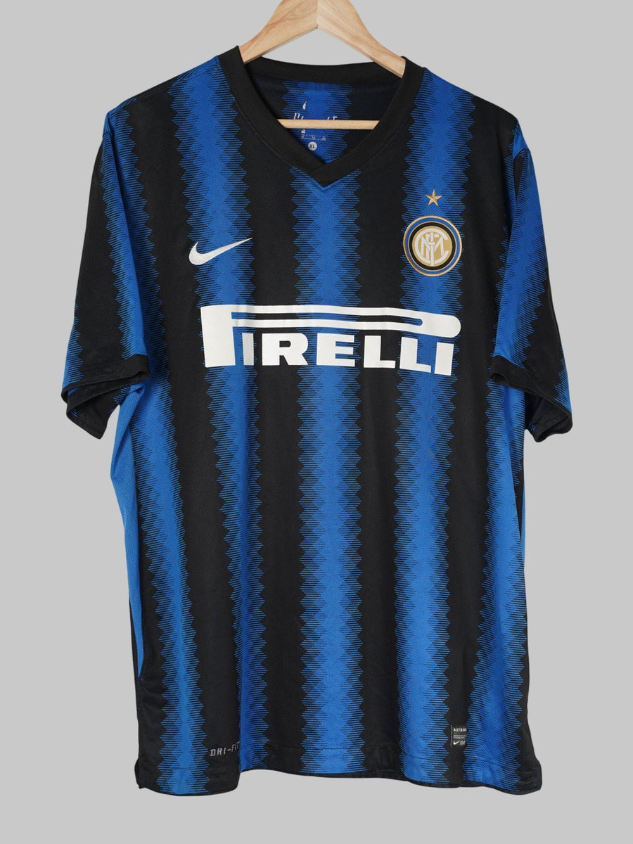 2010/11 Inter Milan Balotelli #45 Home Shirt (XL)