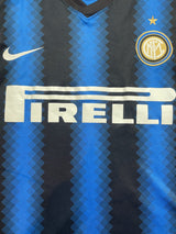 2010/11 Inter Milan Balotelli #45 Home Shirt (XL)