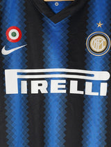 2010/11 Inter Milan Eto'o #9 Home Shirt (M)