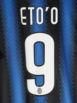 2010/11 Inter Milan Eto'o #9 Home Shirt (M)