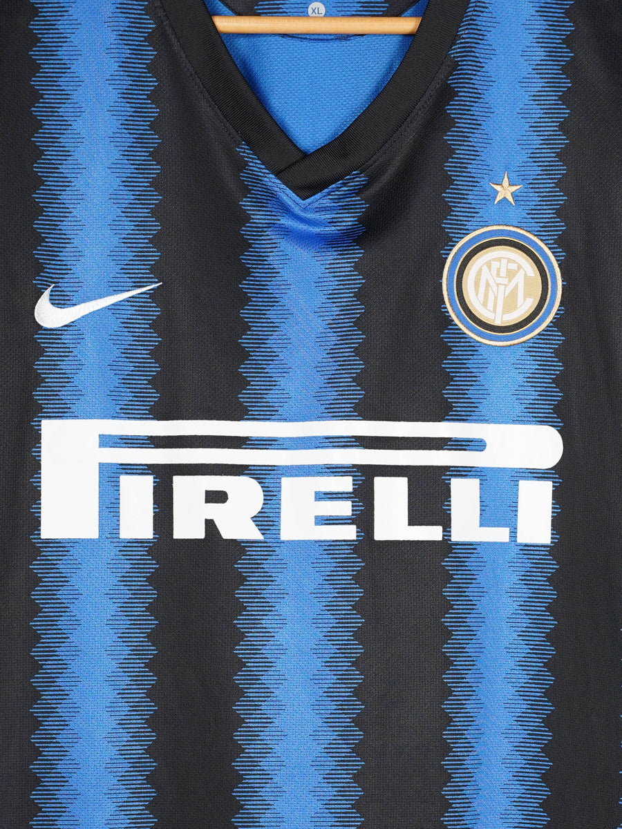 2010/11 Inter Milan Eto'o #9 Home Shirt (XL)