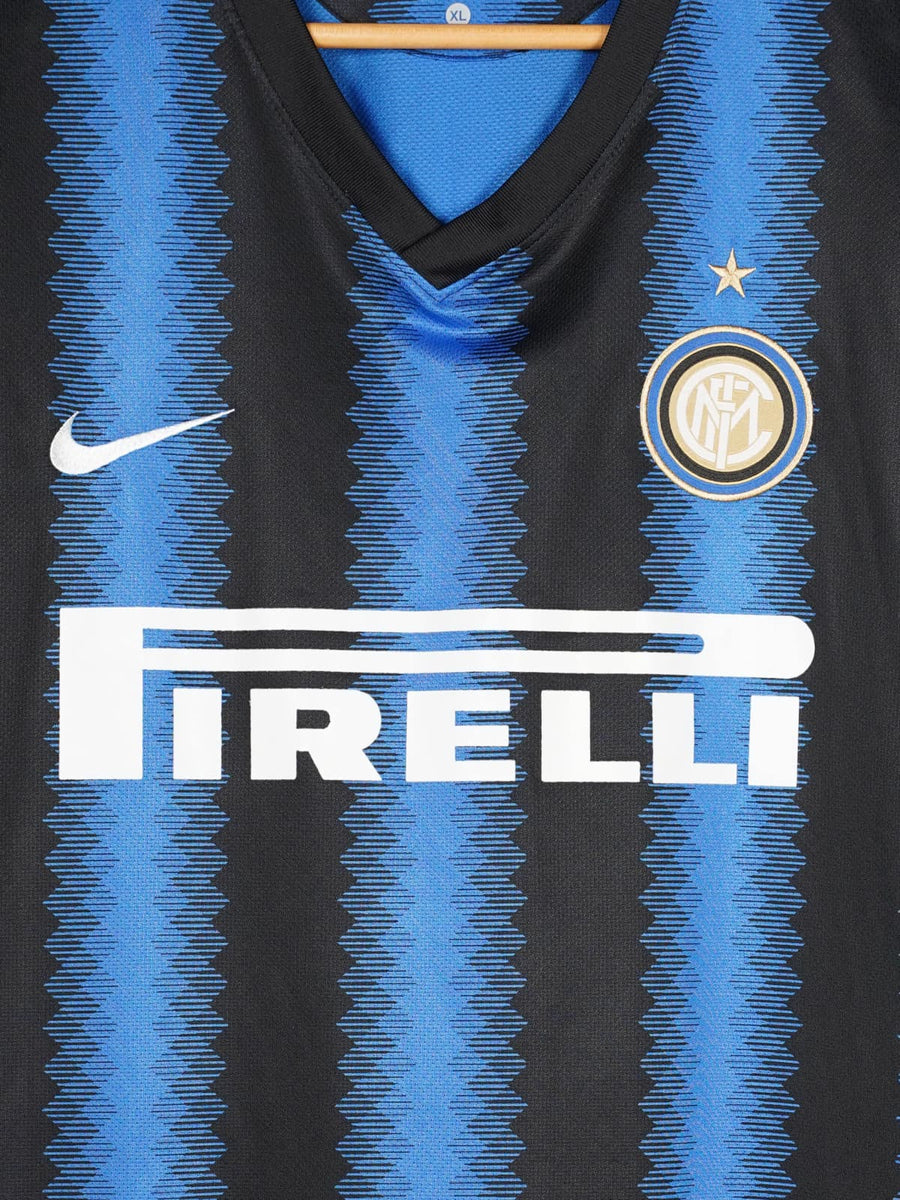 2010/11 Inter Milan Eto'o #9 Home Shirt (XL)