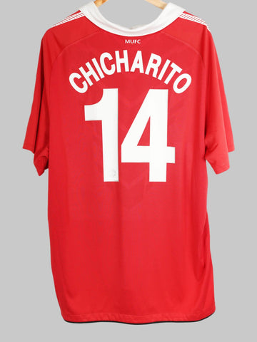 2010/11 Manchester United Chicharito #14 Home Shirt (L)