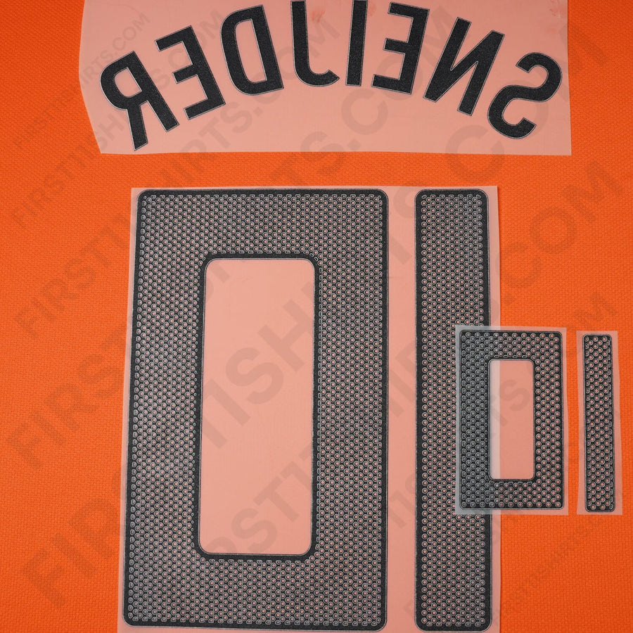 2010/11 Netherlands Home Name Set Sneijder 10 (Repro)