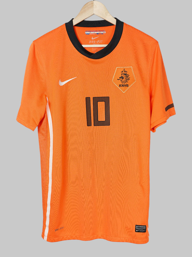 2010/11 Netherlands Sneijder #10 Home Shirt (M)